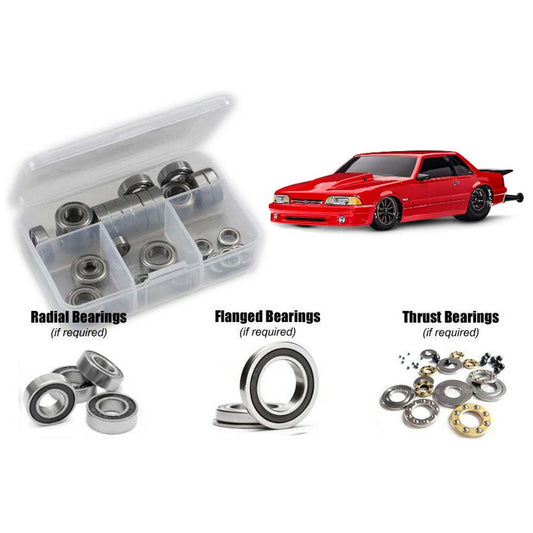 Rubber Shielded Bearing Kit for 1/10 Traxxas Drag Slash (RCZTRA136R)