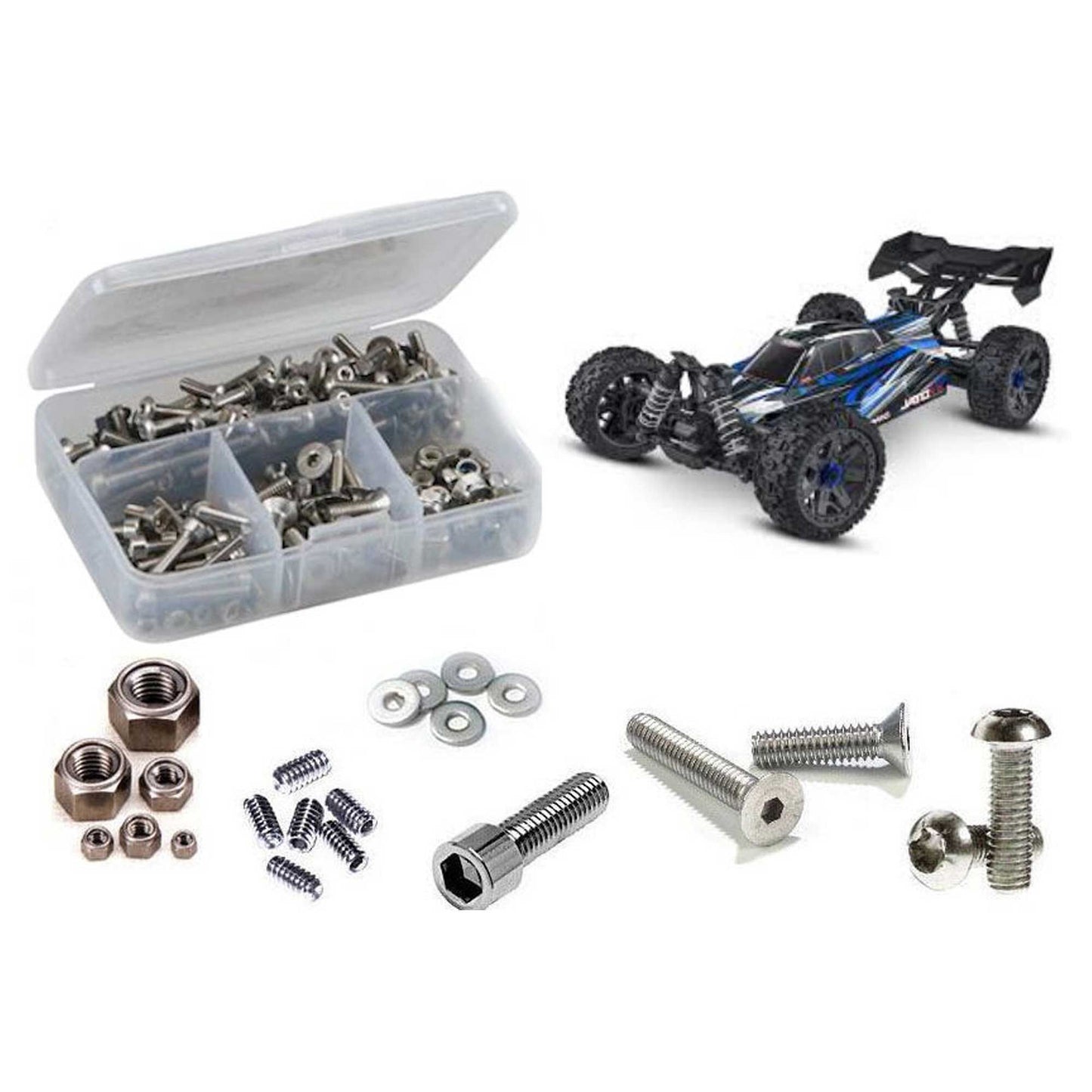 Traxxas Jato 4x4 BL-2s 1/10th Stainless Steel Screw Kit (RCZTRA140)
