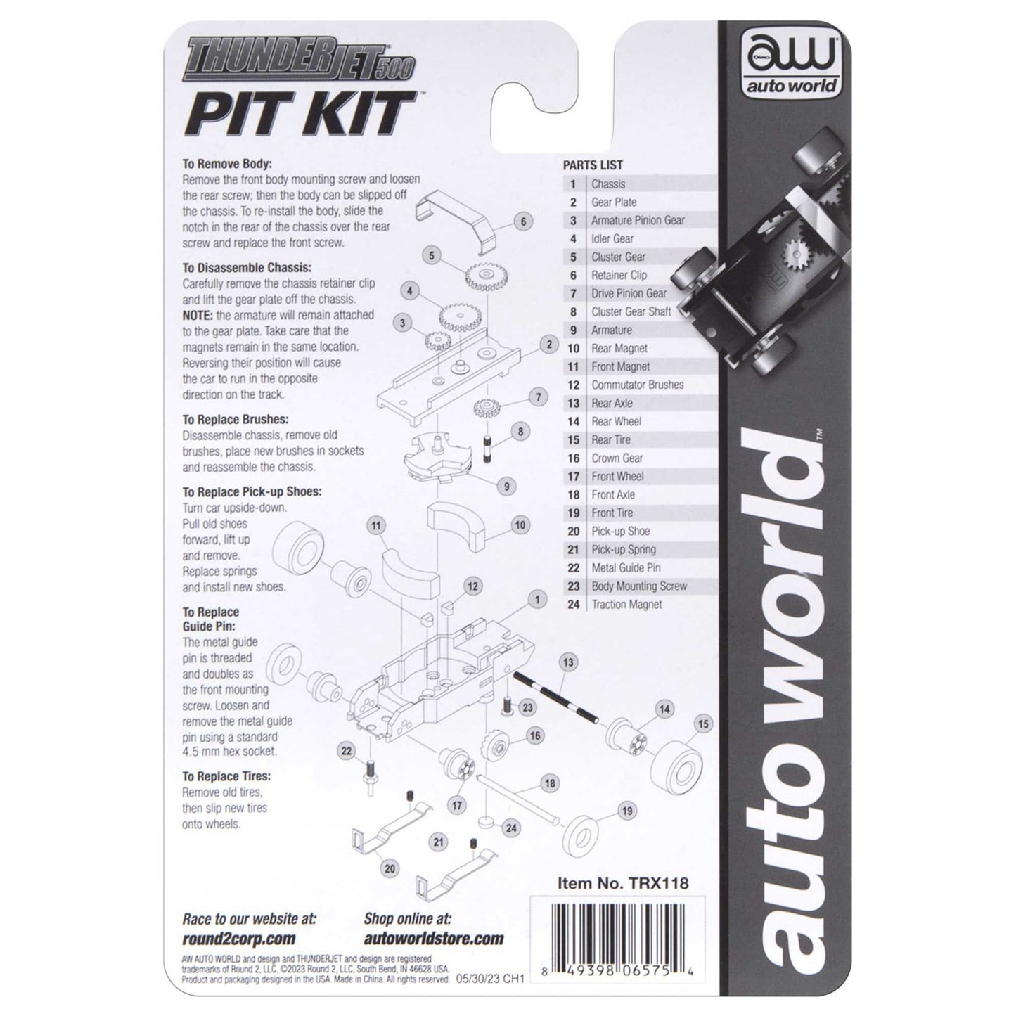 Thunderjet 500 Pit Kit (RDZTRX118)