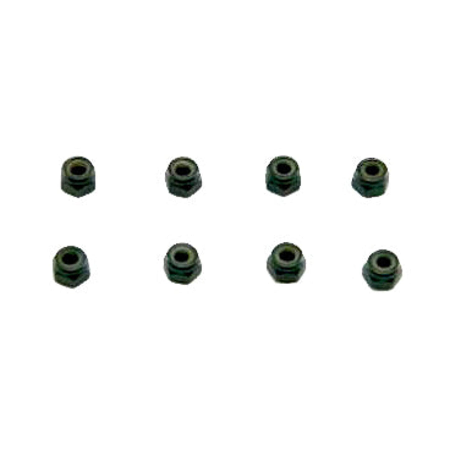 4mm Steel Nylon Insert Lock Nuts (8) (RER02055)