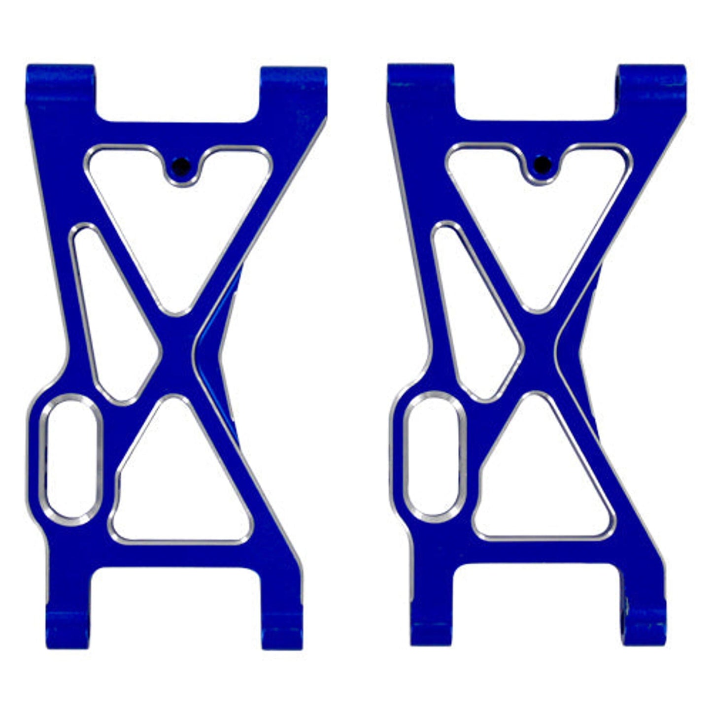 Front Lower Aluminum Suspension Arms Blue (2) (RER050001)