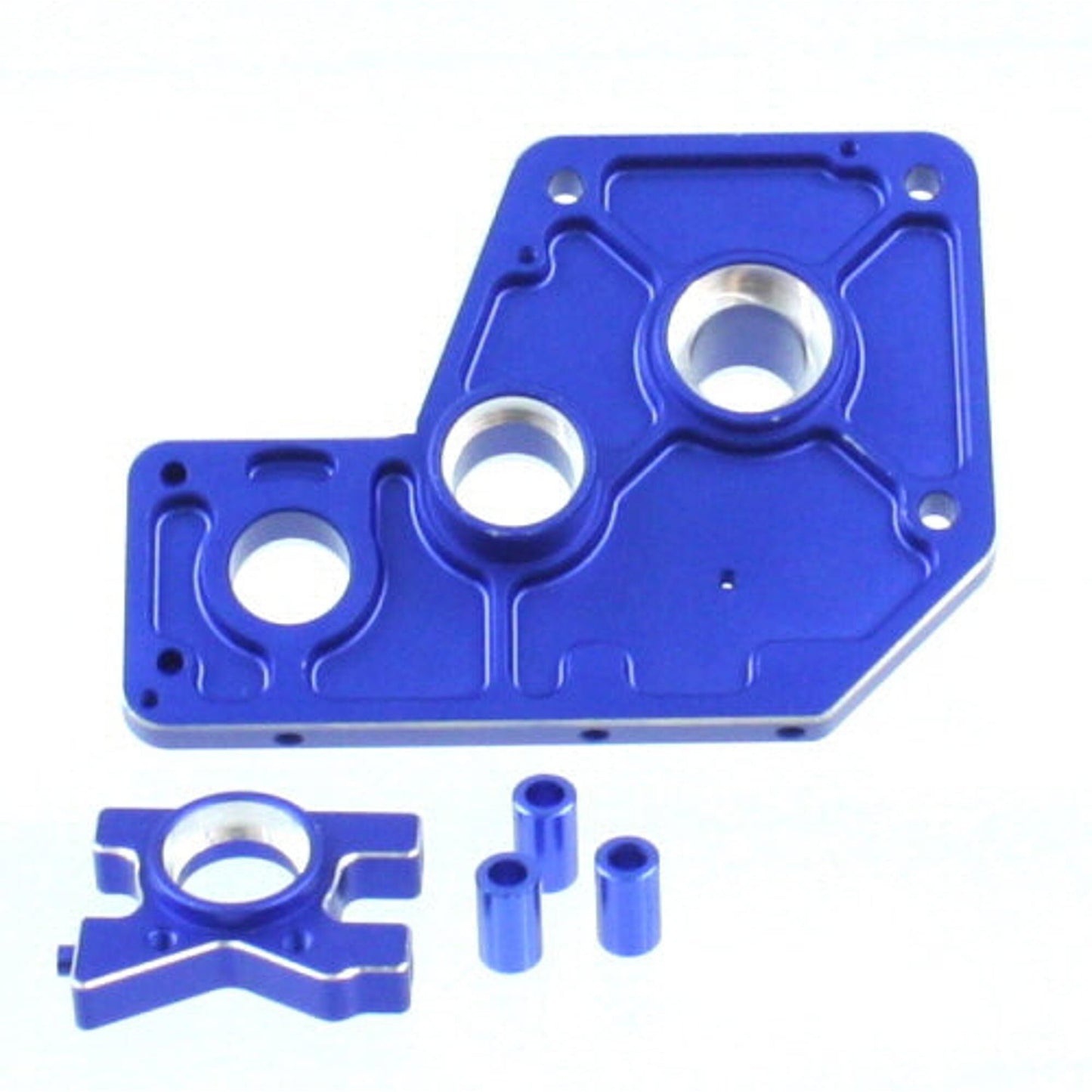 Aluminum Diff Mount Set Blue (RER054004B)