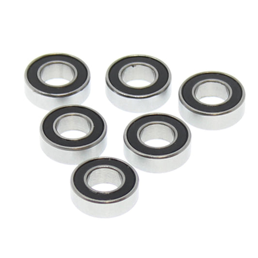 6x12x4mm Rubber Sealed Ball Bearings Set of 6 (RER11368)