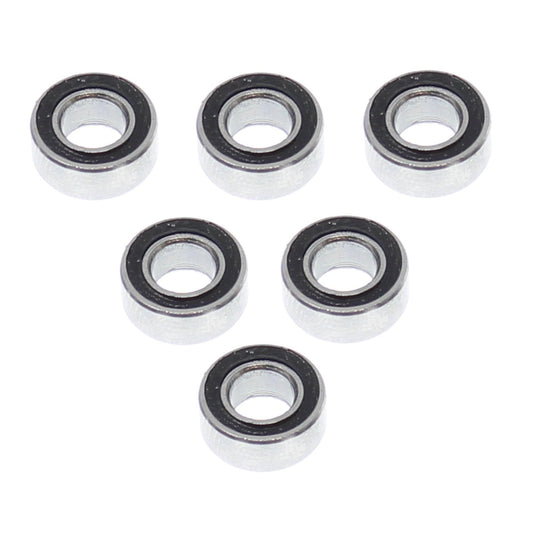 5x10x4mm Rubber Sealed Ball Bearings Set of Six (RER11373)