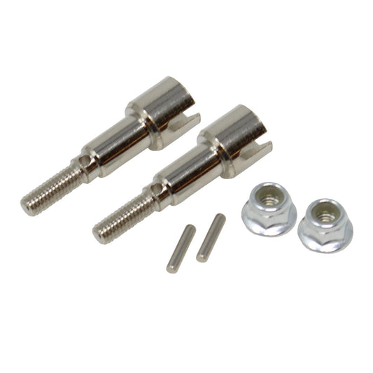 Stub Axles with Pins and Locknuts (2) (RER13683)