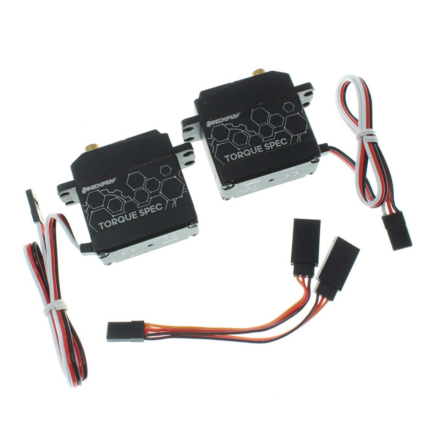 Hexfly Torque Spec Servos with Y-Harness (2 Pack) (RER23393)