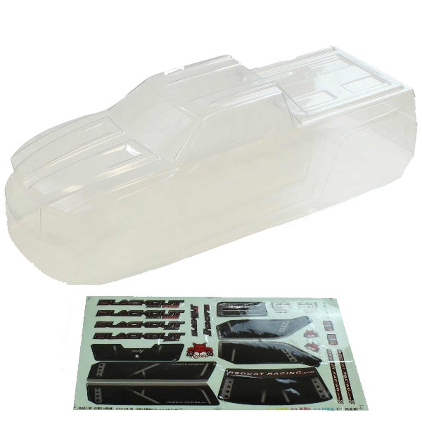 1/10 Clear Truck Body for RC Trucks (RERBS214003TC)