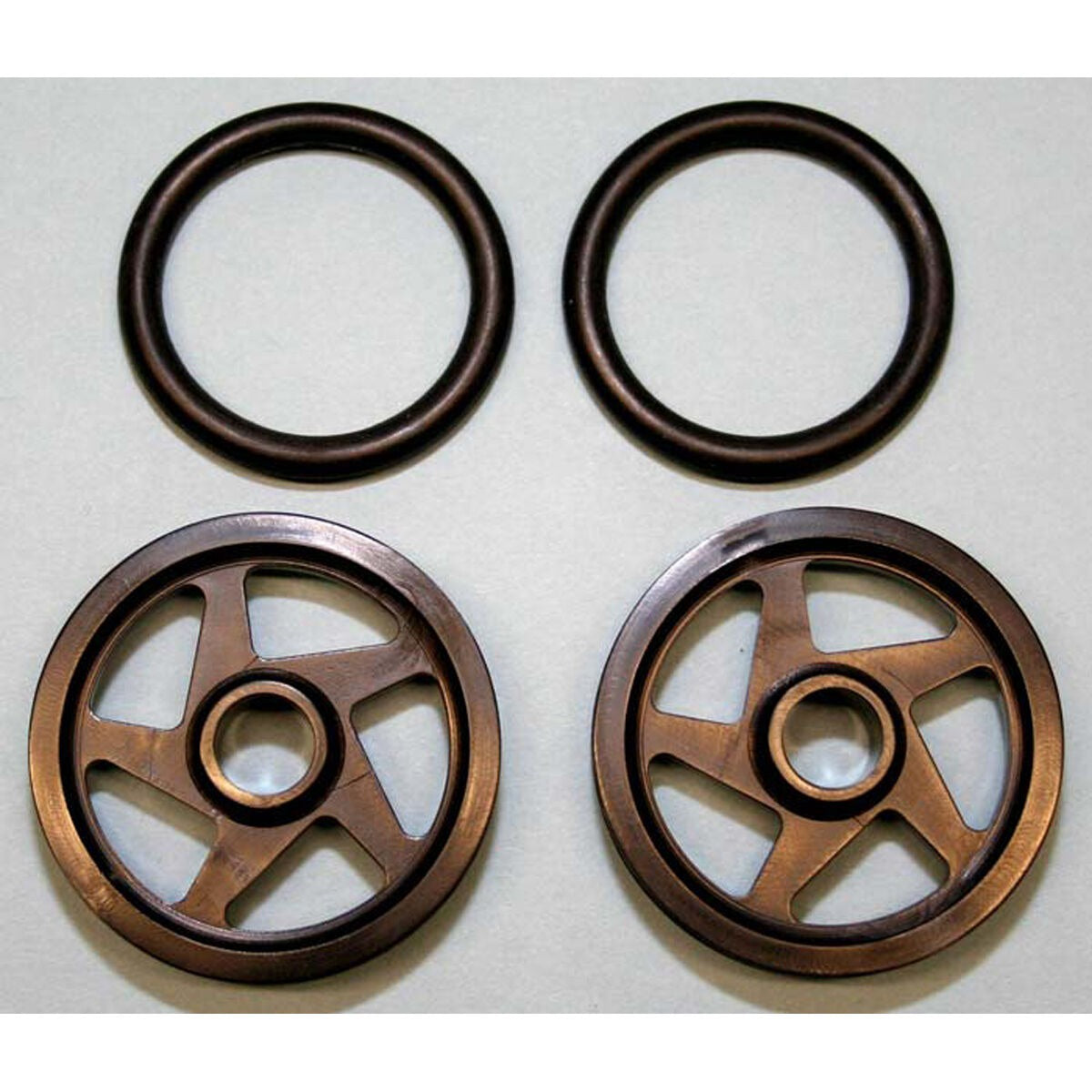 1.5 inch Black O-Ring Wheels (2) (RJS2501)
