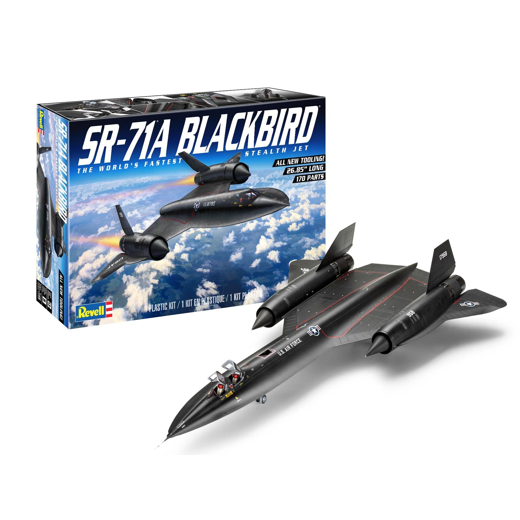 1/48 SR71A Blackbird Stealth Jet Plastic Model Kit (RMX855720) – Nankin ...