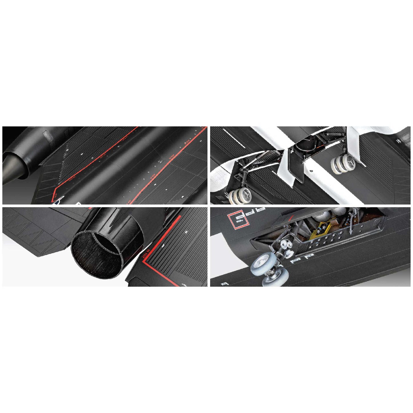 1/48 SR71A Blackbird Stealth Jet Plastic Model Kit (RMX855720)_2