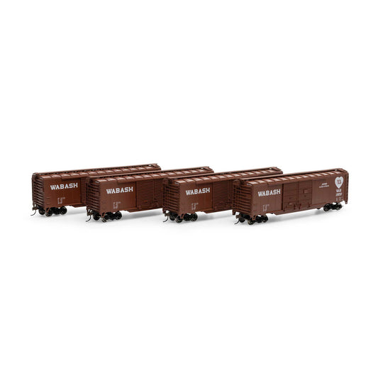 HO PS-1 Double Sliding Door Box Car WAB 'Heart / Flag' (RND-1004)