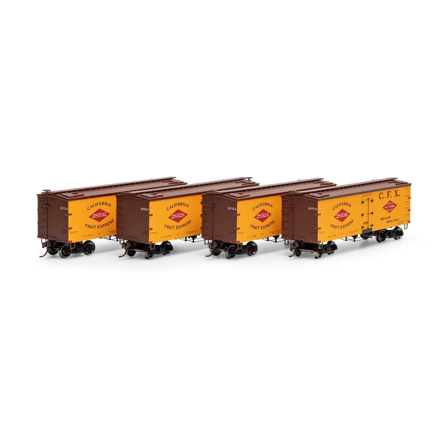 HO 36' Wood Reefer Refrigerated Boxcar (RND-1009)