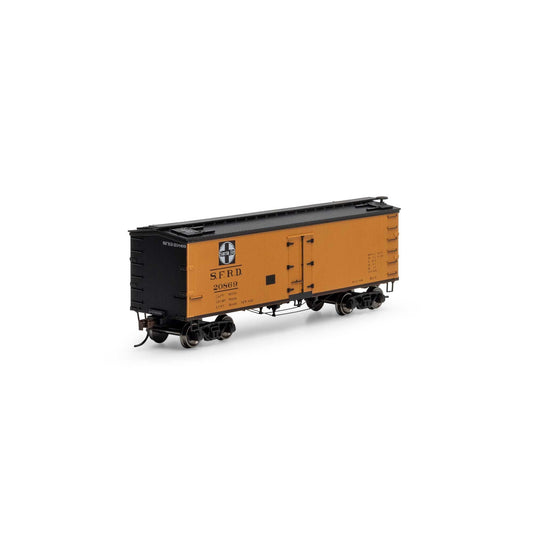 HO 36' Wood Reefer SFRD #20869 (RND-1012)
