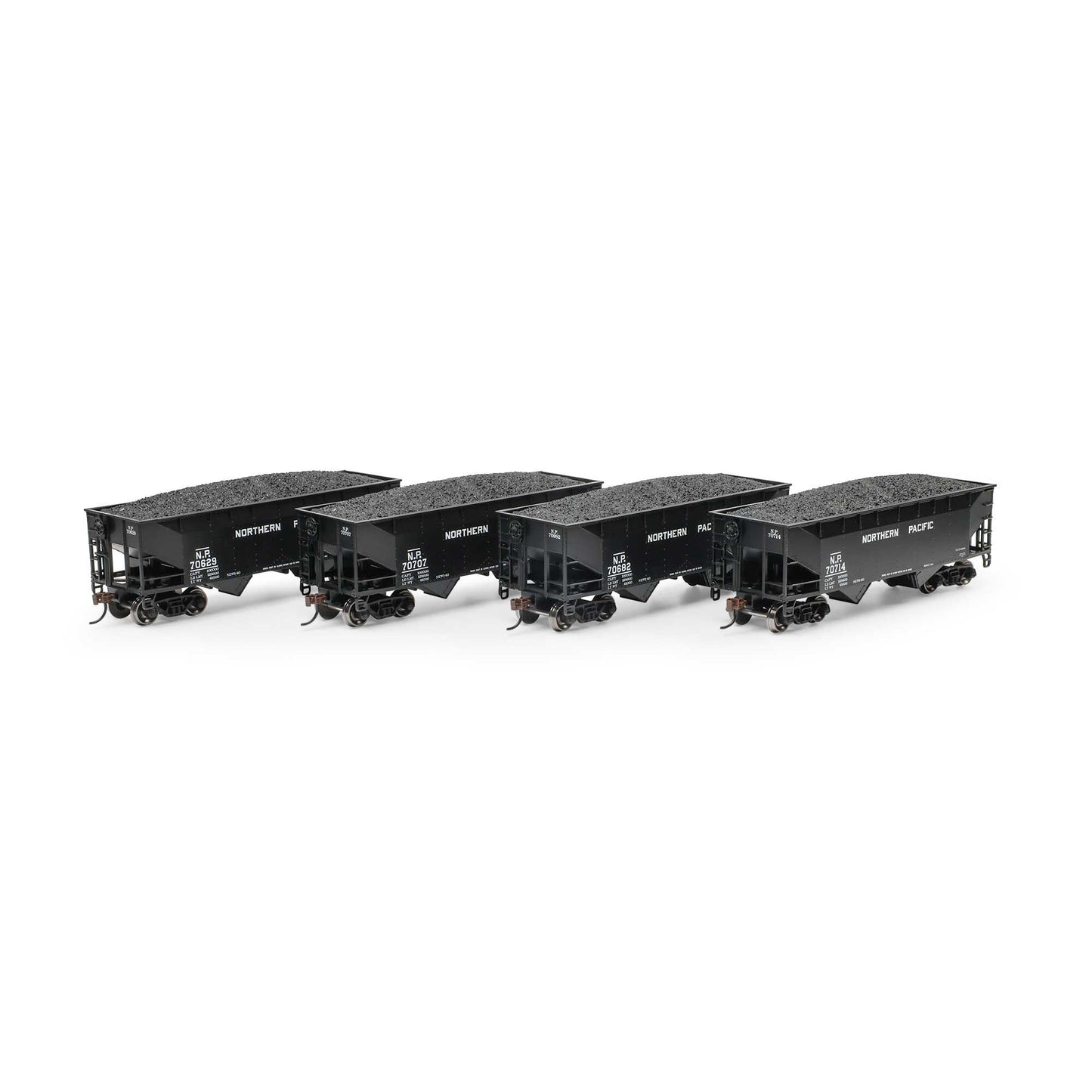 HO 34' 2-Bay Offset Hopper with Coal Load (RND-1025)