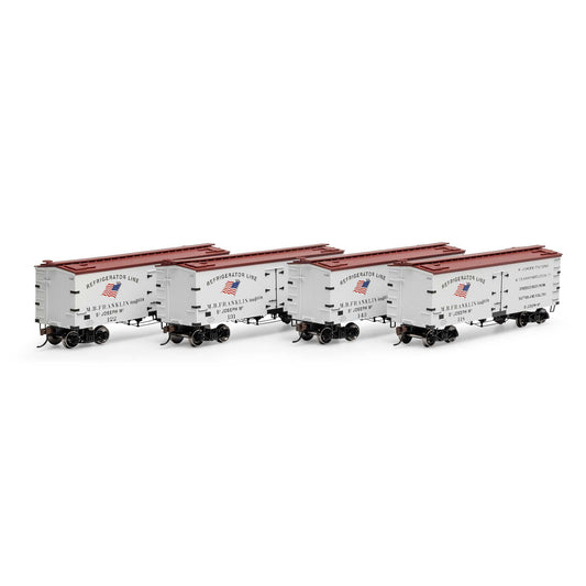 HO 36' Wood Reefer SJPX #118 / 122 / 131 / 143 Plastic Model (RND-1032)
