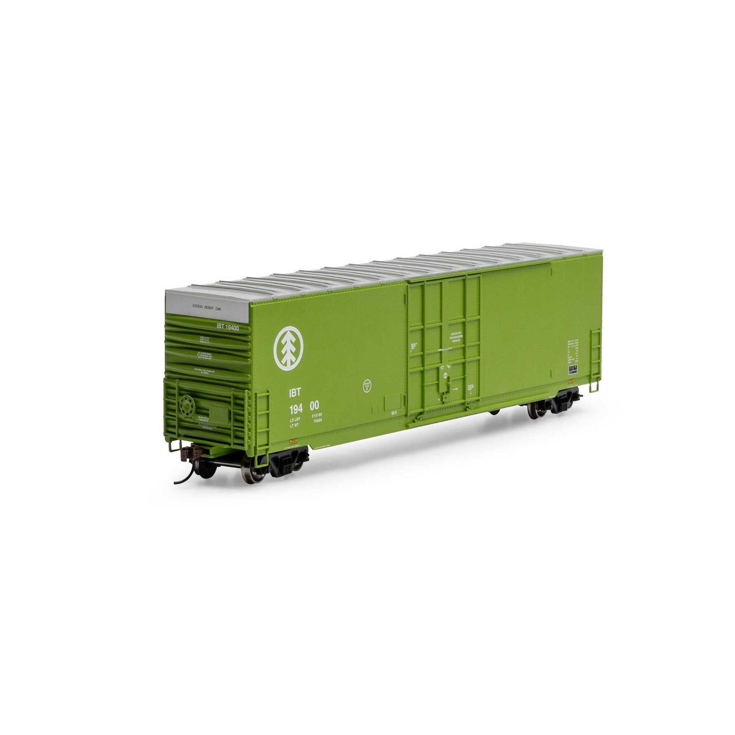 HO 50' High-Cube Smooth Side Box Car (RND-1174)
