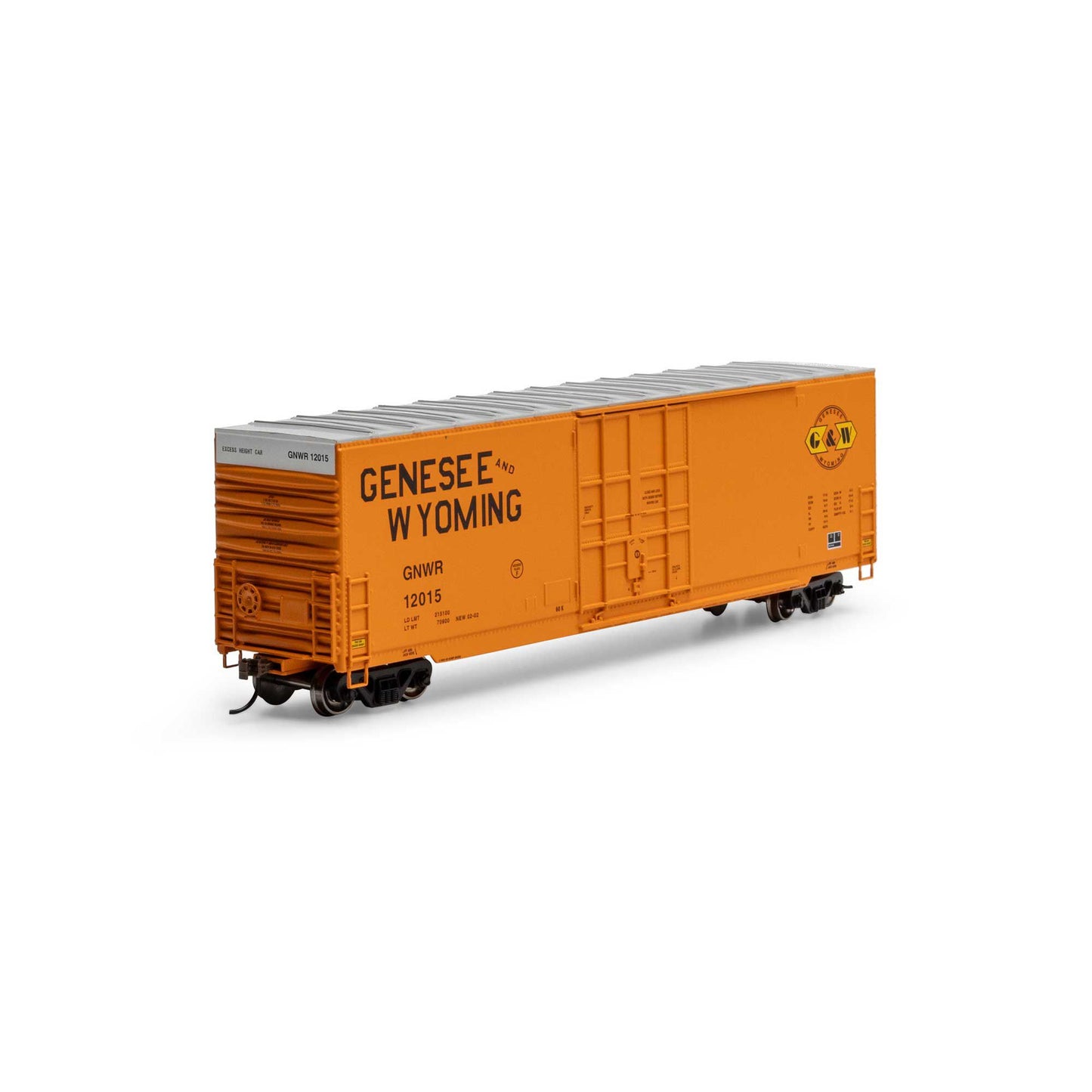 HO 50' High-Cube Smooth Side Box Car, GNWR #12015 (RND-1179)