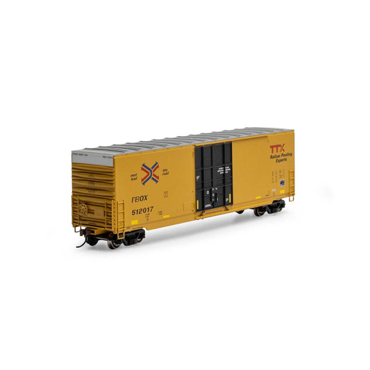 HO 50' High-Cube Smooth Side Box Car (RND-1182)