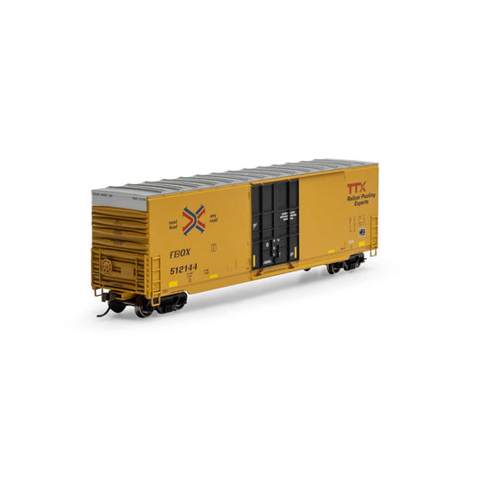HO 50' High-Cube Smooth Side Box Car (RND-1186)