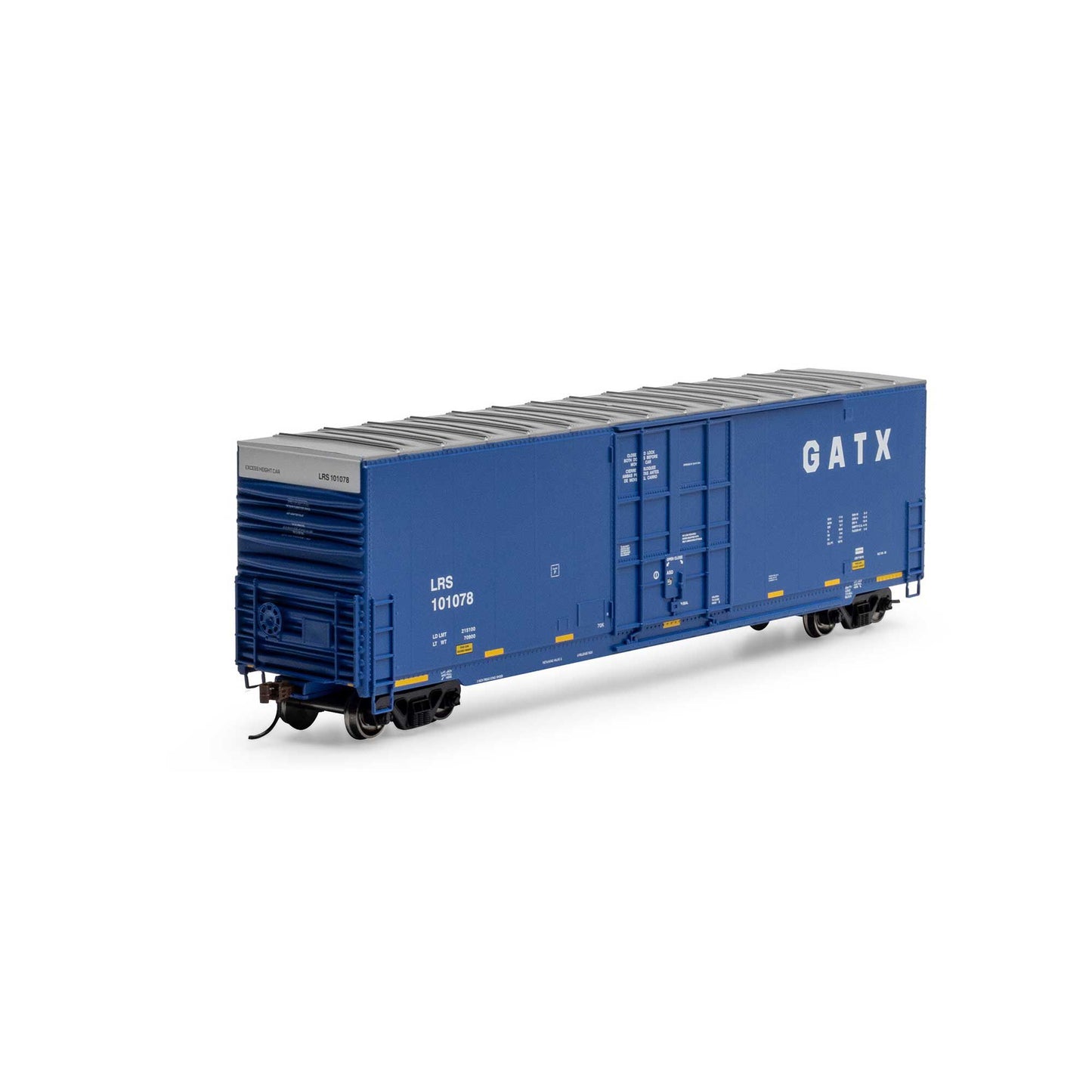 HO 50' High-Cube Smooth Side Box Car GATX #101078 (RND-1191)