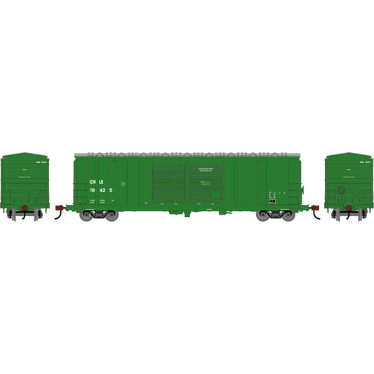 HO 50' FMC 5283 Double Door Box Car CRLE #10425 (RND-1368)