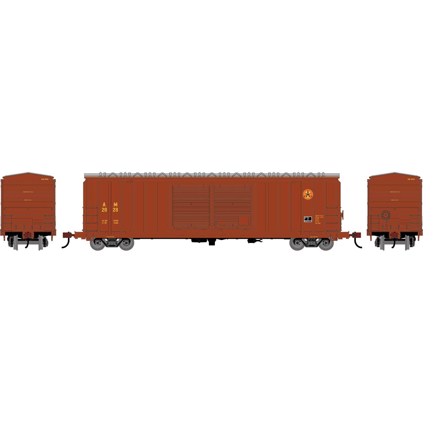HO 50' FMC 5283 Double Door Box Car (RND-1371)