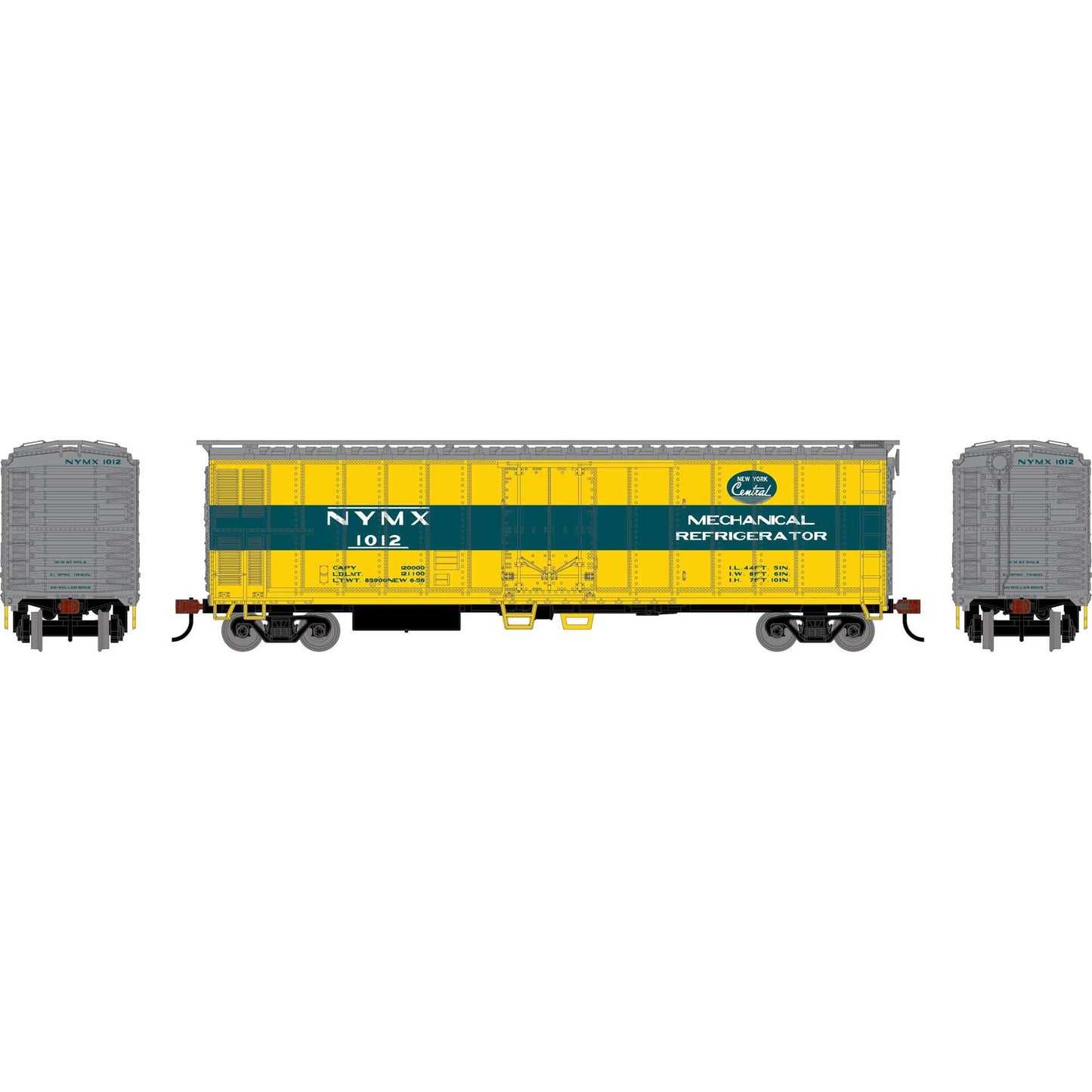 HO 50' Smooth Side Mechanical Reefer NYMX #1012 (RND-1453)