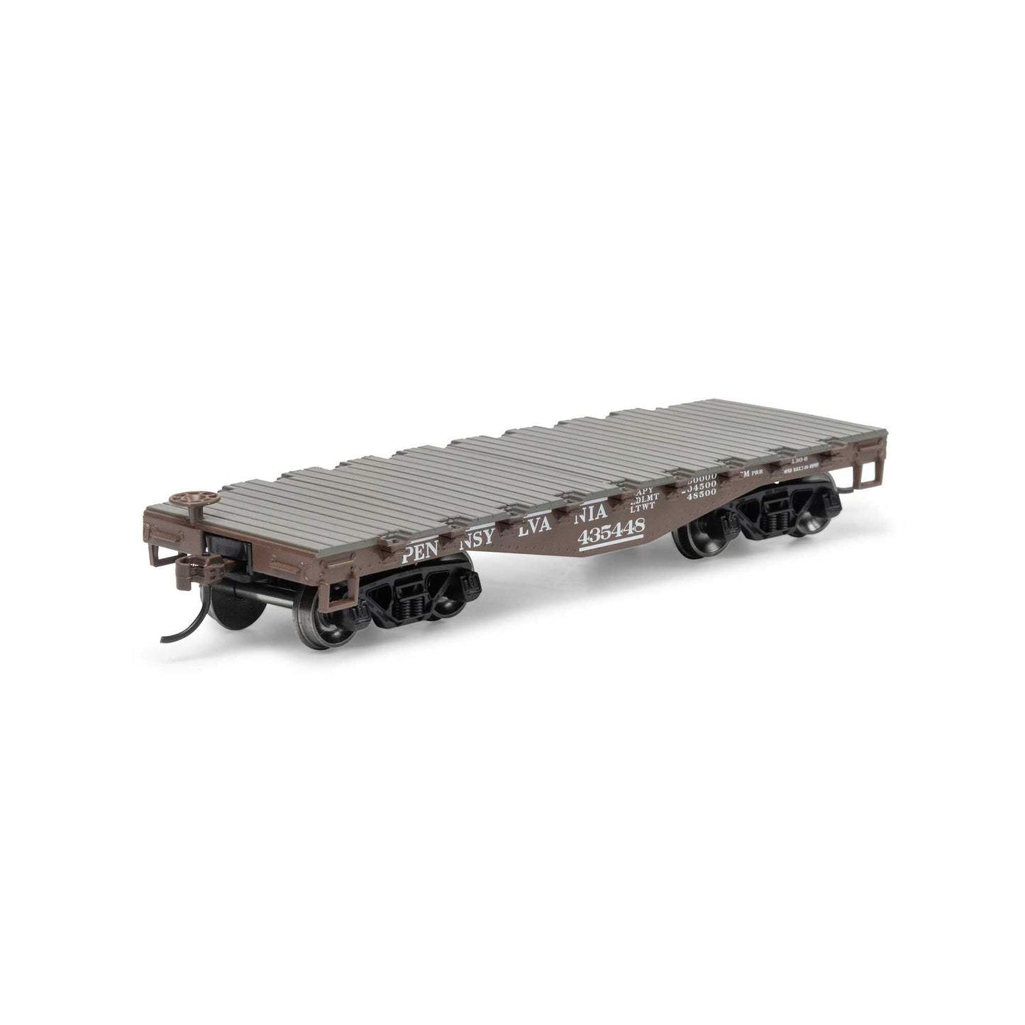 HO 30' Old Time Flat Car PRR #435448 (RND-1458)