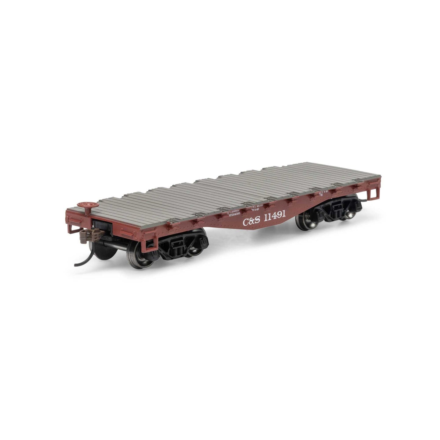 HO 30' Old Time Flat Car CS #11491 (RND-1465)