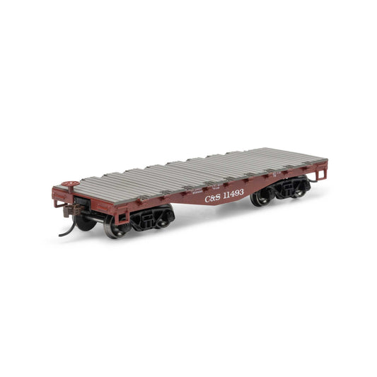 HO 30' Old Time Flat Car CS #11493 (RND-1466)