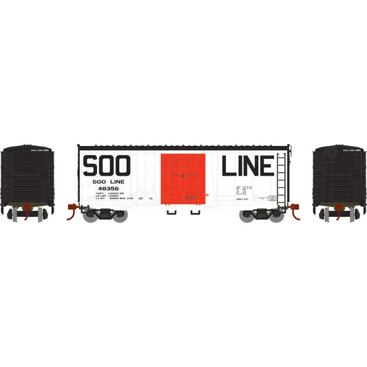 HO 40' Grain Loading Box Car Legendary Liveries SOO #48356 (RND-1860)