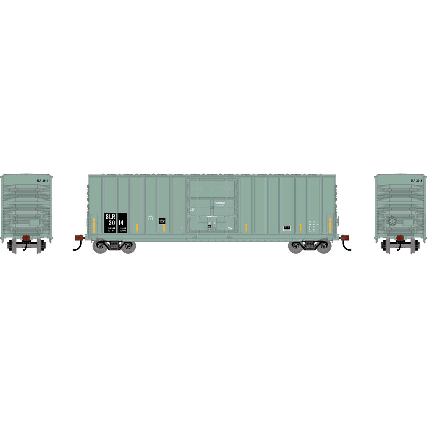 HO 50' Exterior Post High Cube Plug Door Box Car (RND-2082)