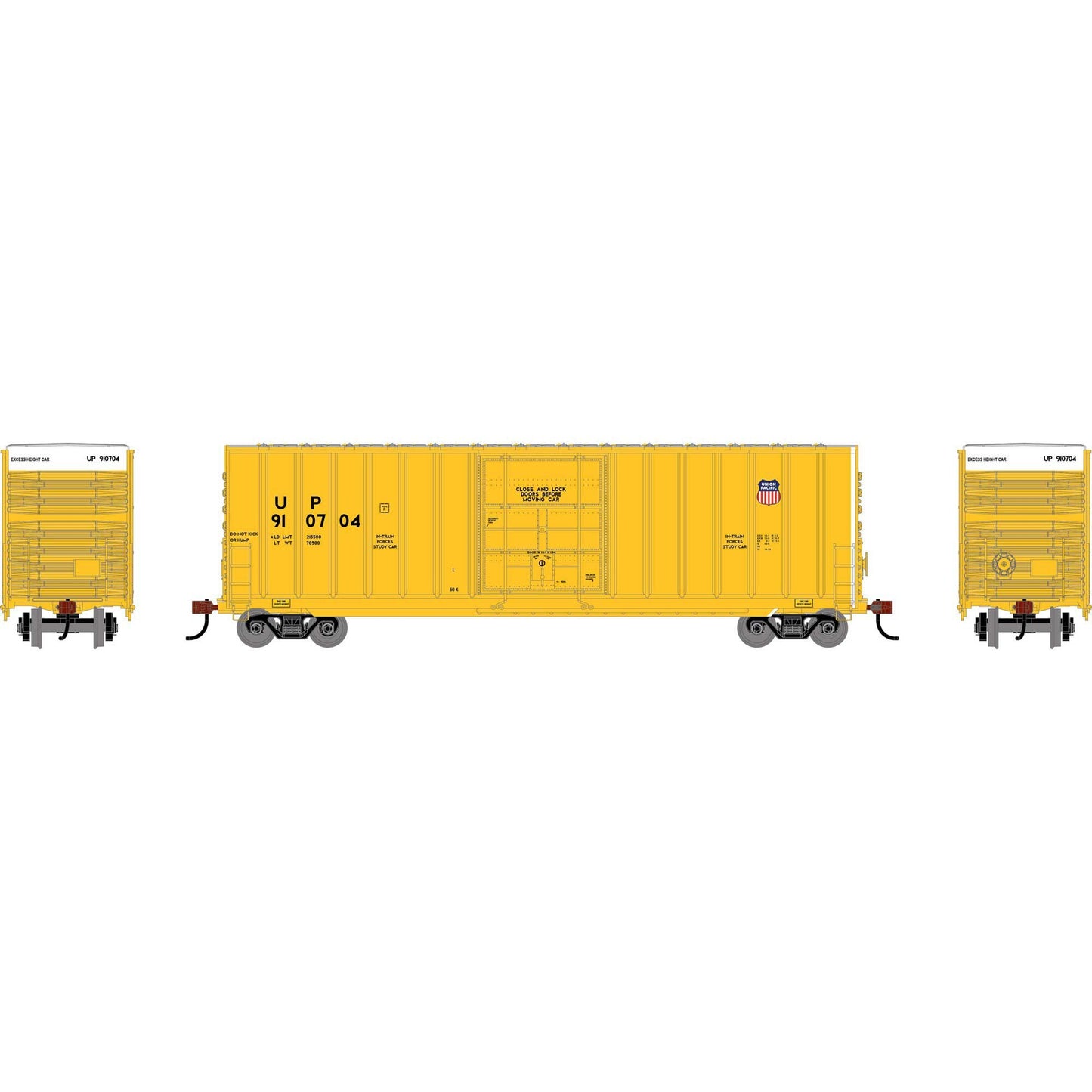 HO RND GATX 50' High-Cube Single Plug Rib-Side Box Car (RND-2725)