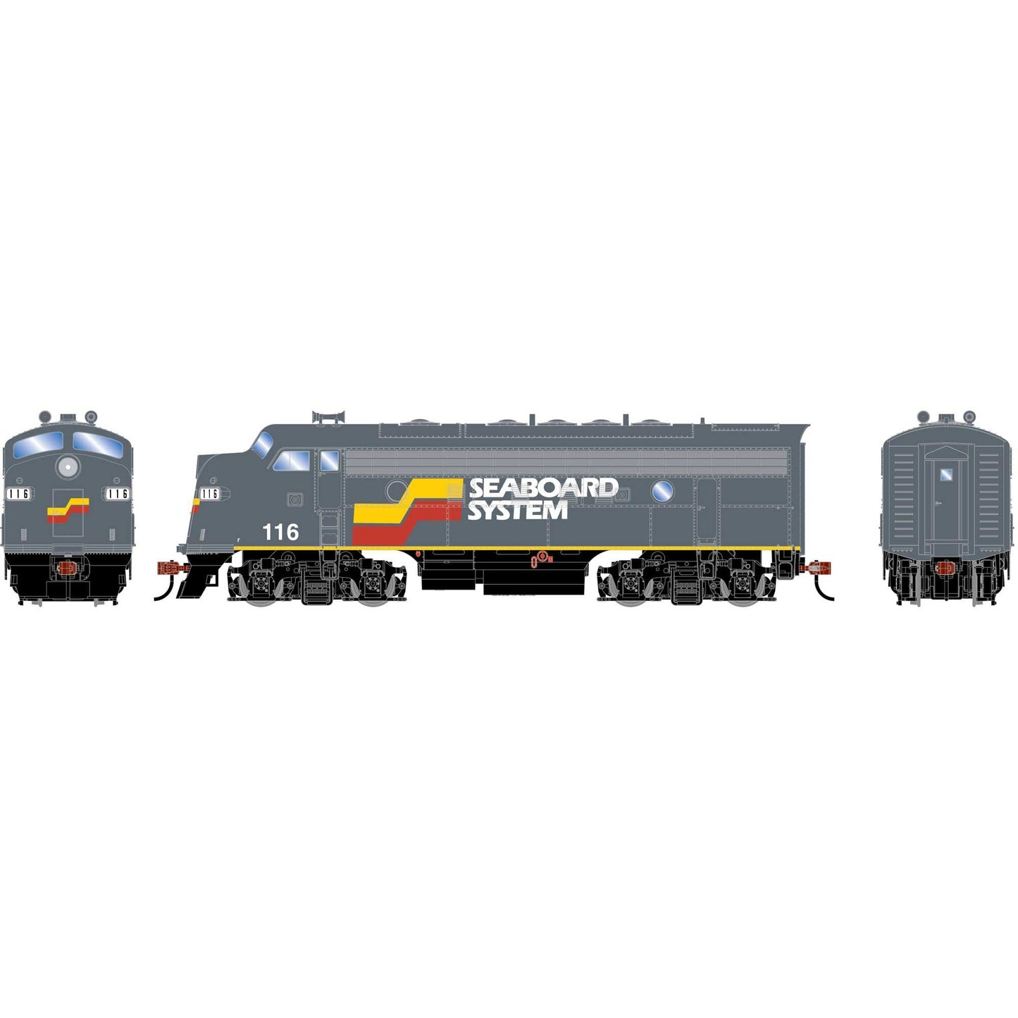 HO RND F7A Locomotive DCC-Ready SBD #116 (RND-2746)