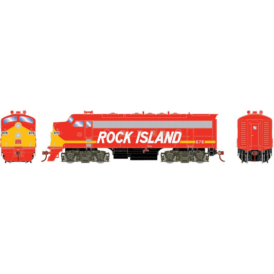 HO RND F7A Locomotive DCC-Ready CRIP #676 (RND-2750)