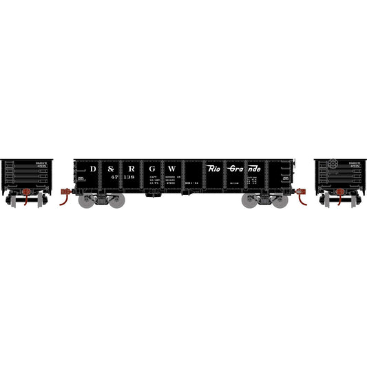 HO Roundhouse 40' Gondola DRGW #47138 (RND-2826)