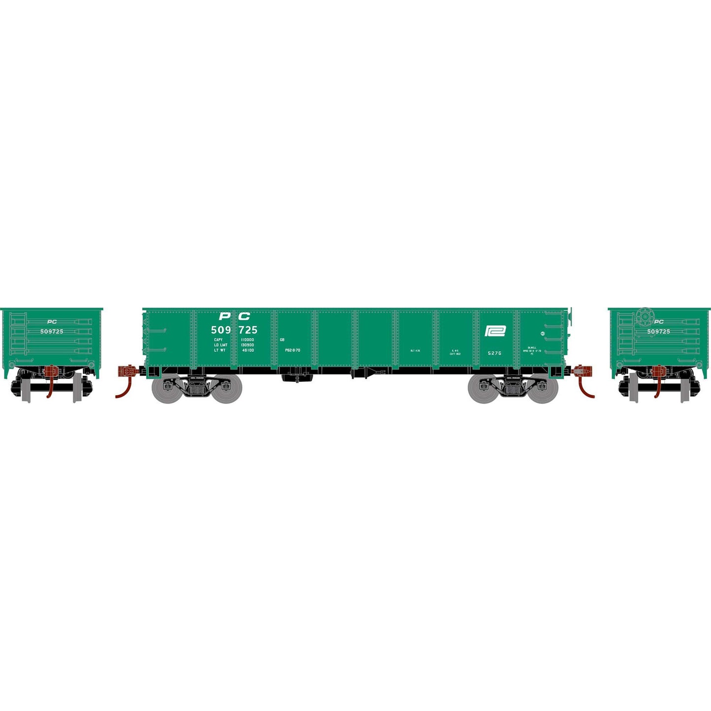 HO RND 40' Gondola Plastic Model (RND-2830)