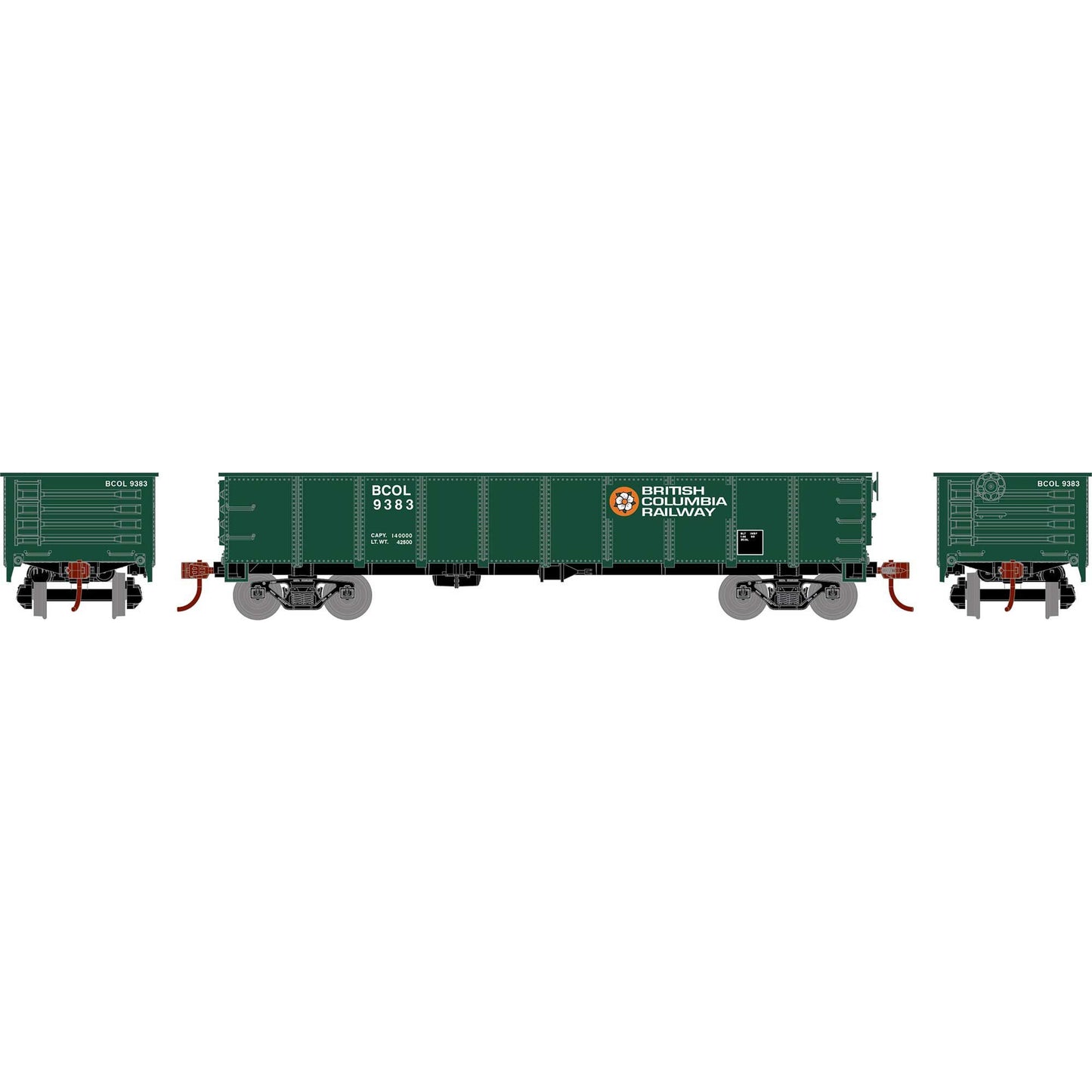 HO RND 40' Gondola Model (RND-2837)