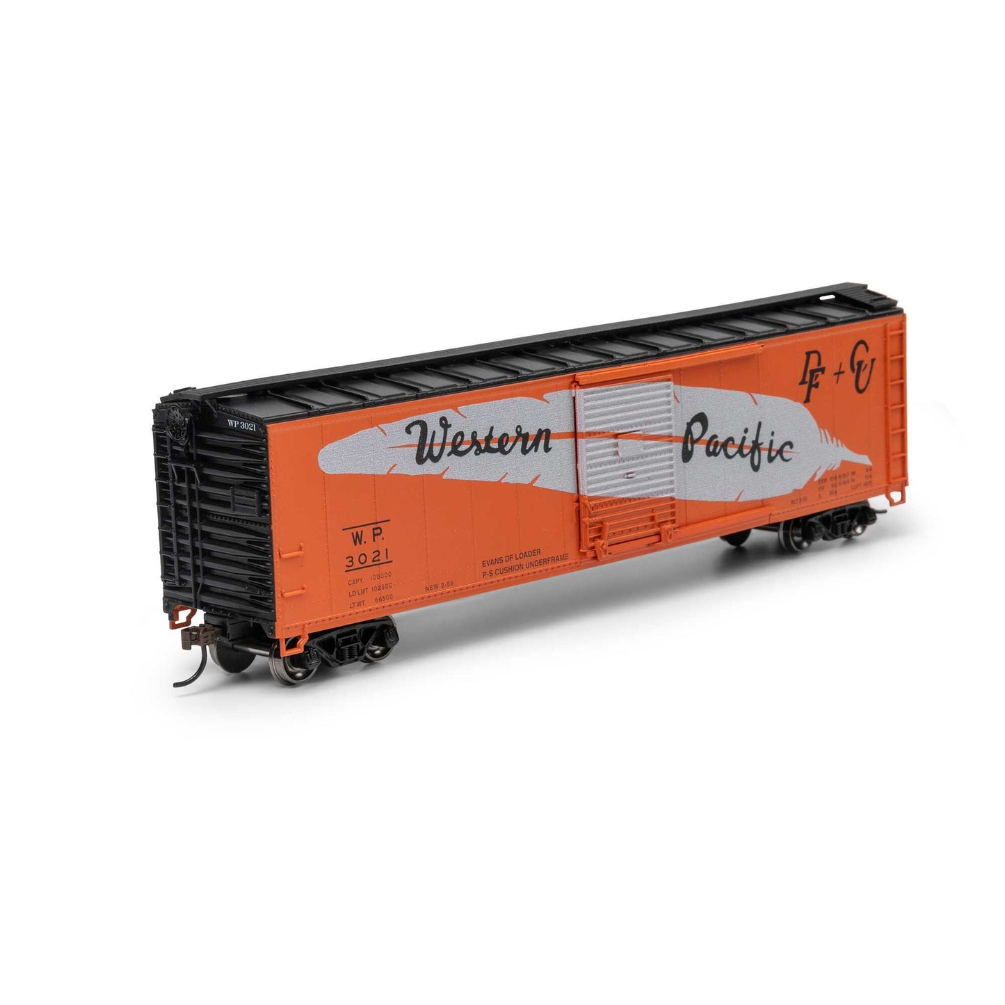 HO 50' PS-1 Single Sliding Door Boxcar WP #3021 (RND15102)