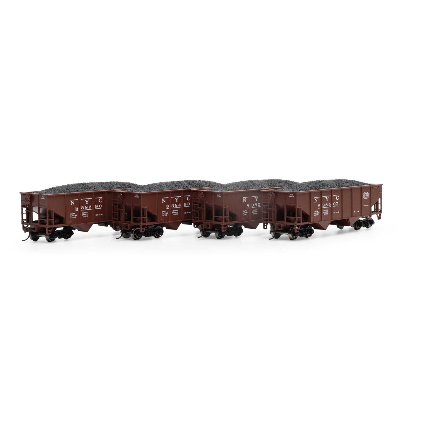 HO 34' 2-Bay Rib Side Hopper with Load NYC #2 (RND50012)