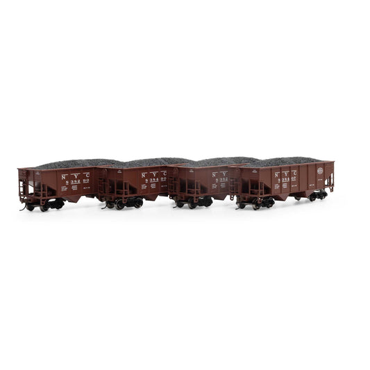 HO 34' 2-Bay Rib Side Hopper with Load NYC #2 (RND50012)