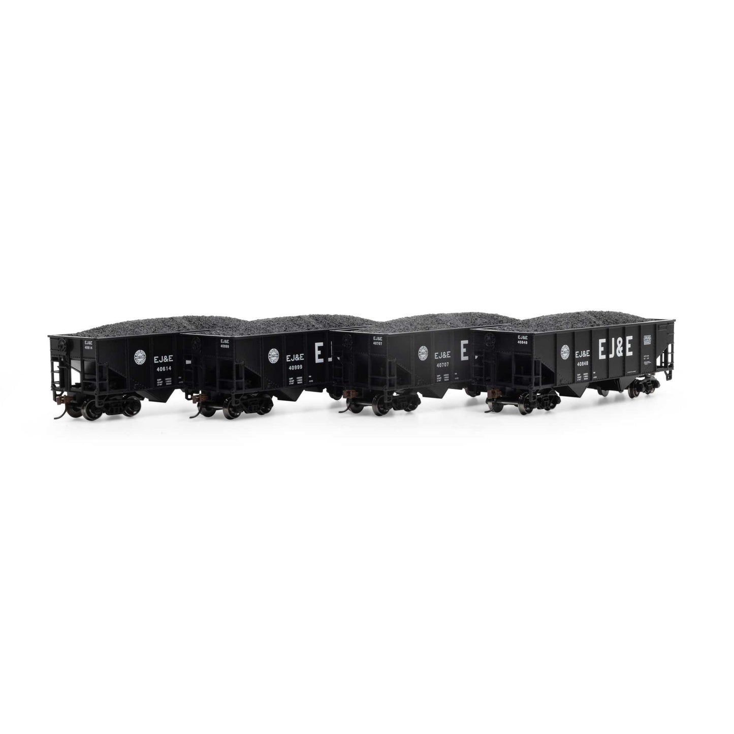 HO 34' 2-Bay Rib Side Hopper with Load EJ&E #1 (RND50018)