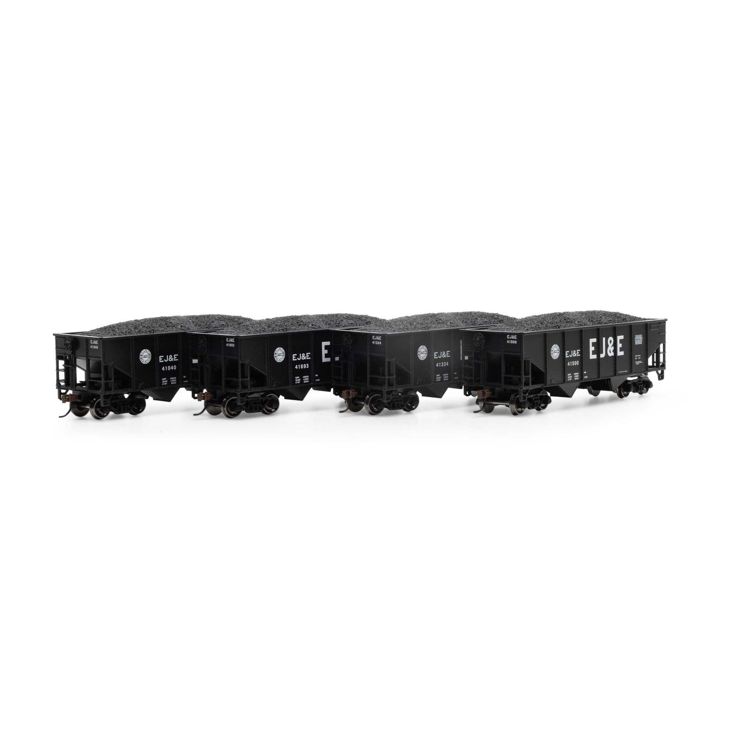 HO 34' 2-Bay Rib Side Hopper with Load EJ&E #2 (RND50019)