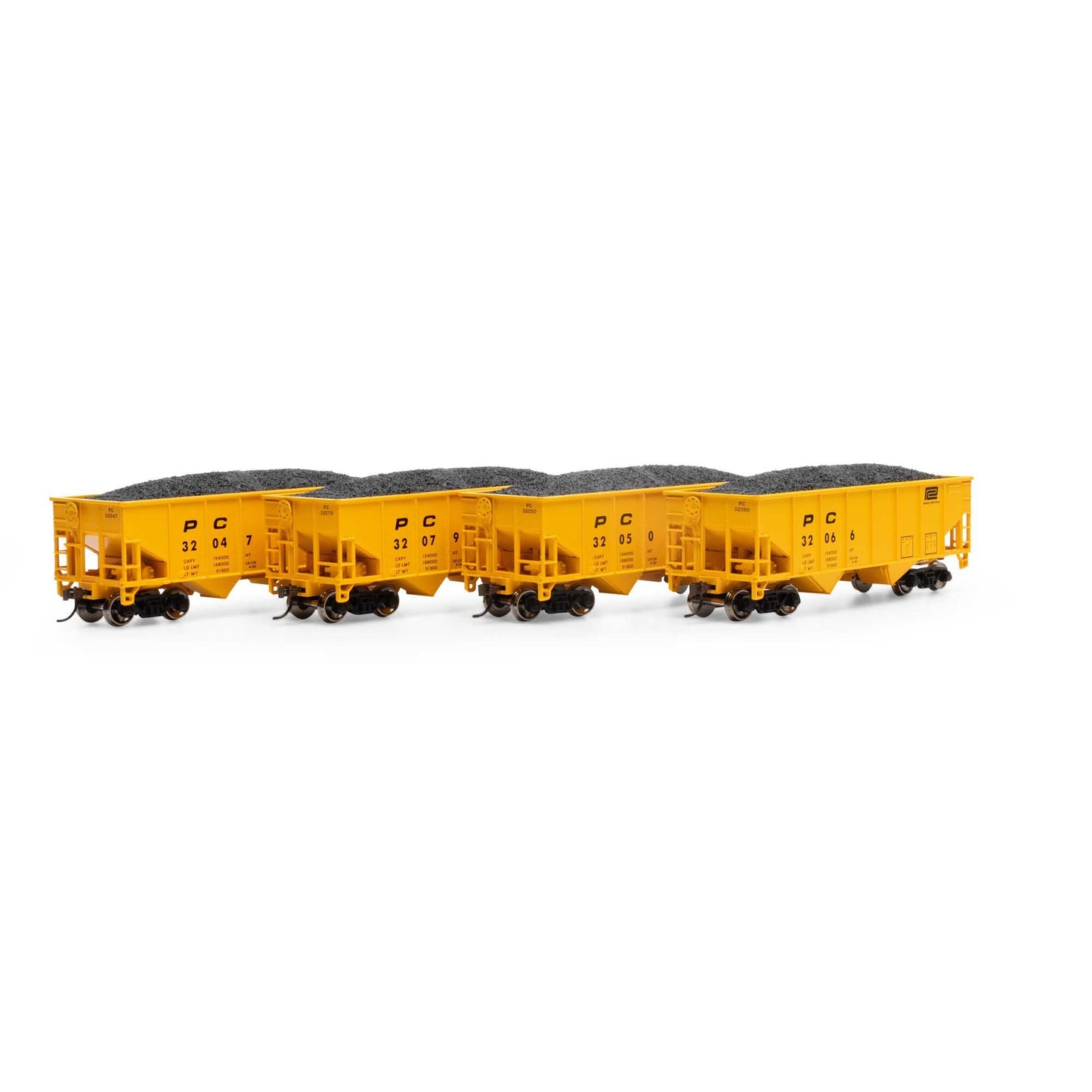 HO 34' 2-Bay Rib Side Hopper with Load (RND50022)