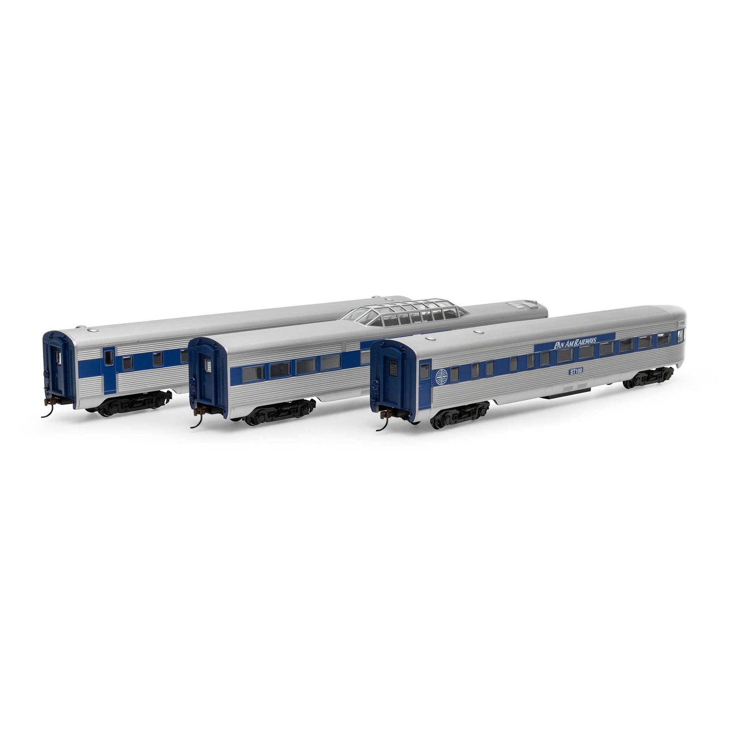 HO Streamline Passenger Cars Set Pan Am (RND79129)