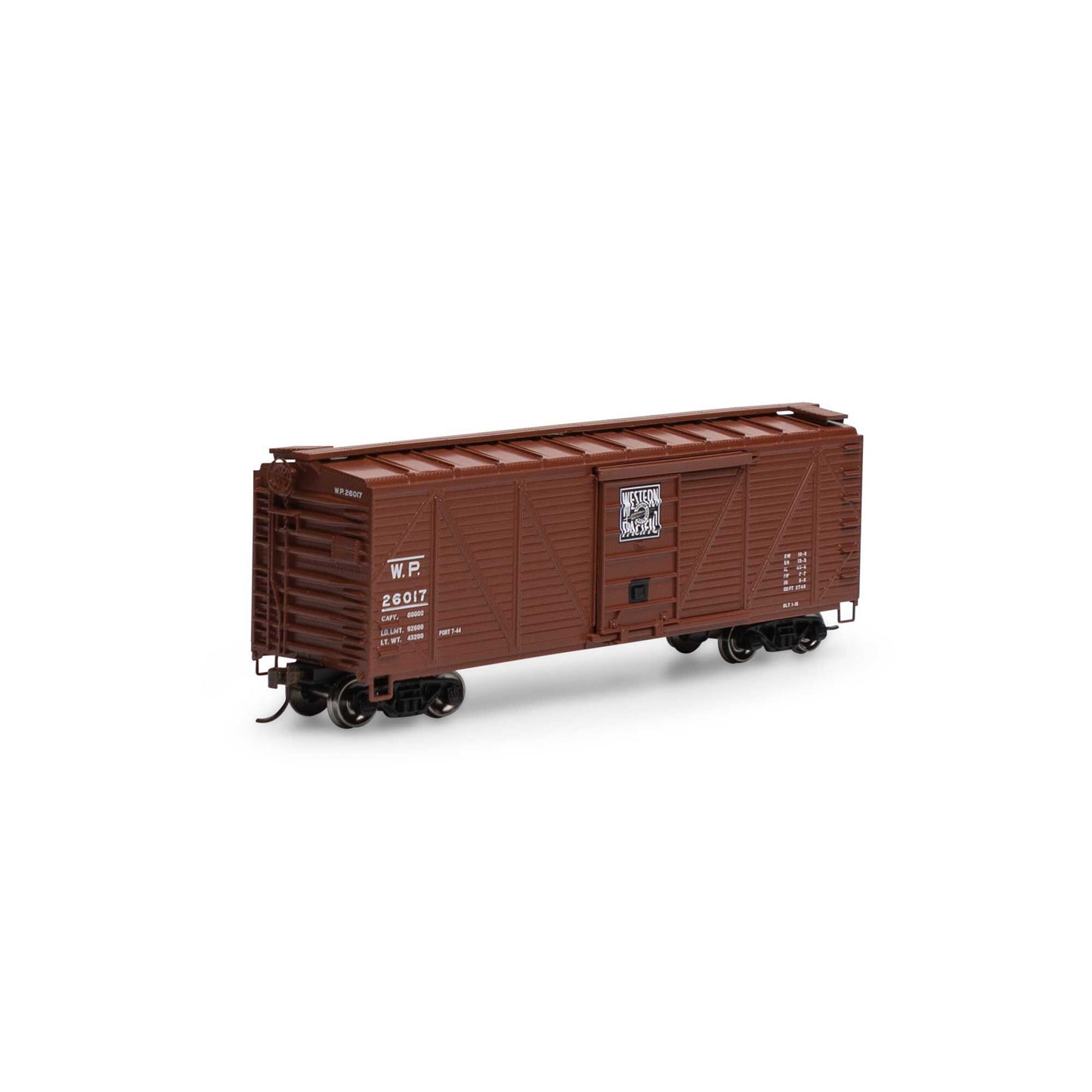 HO 40' Single Sheathed Boxcar WP #26017 (RND85845)