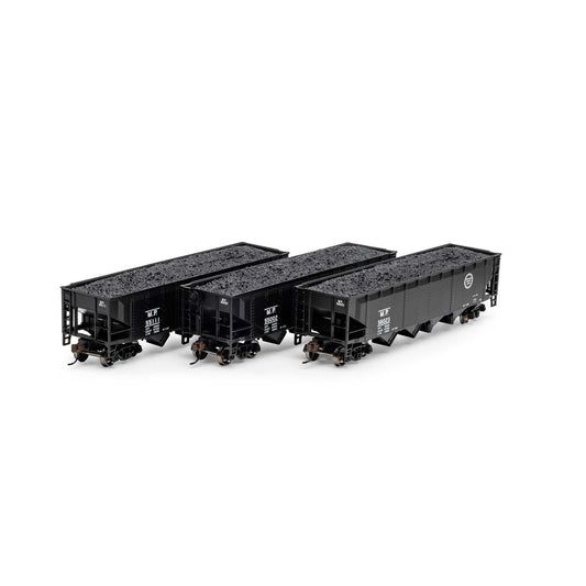 HO 40' 4-Bay Offset Hopper with Load (RND88182)