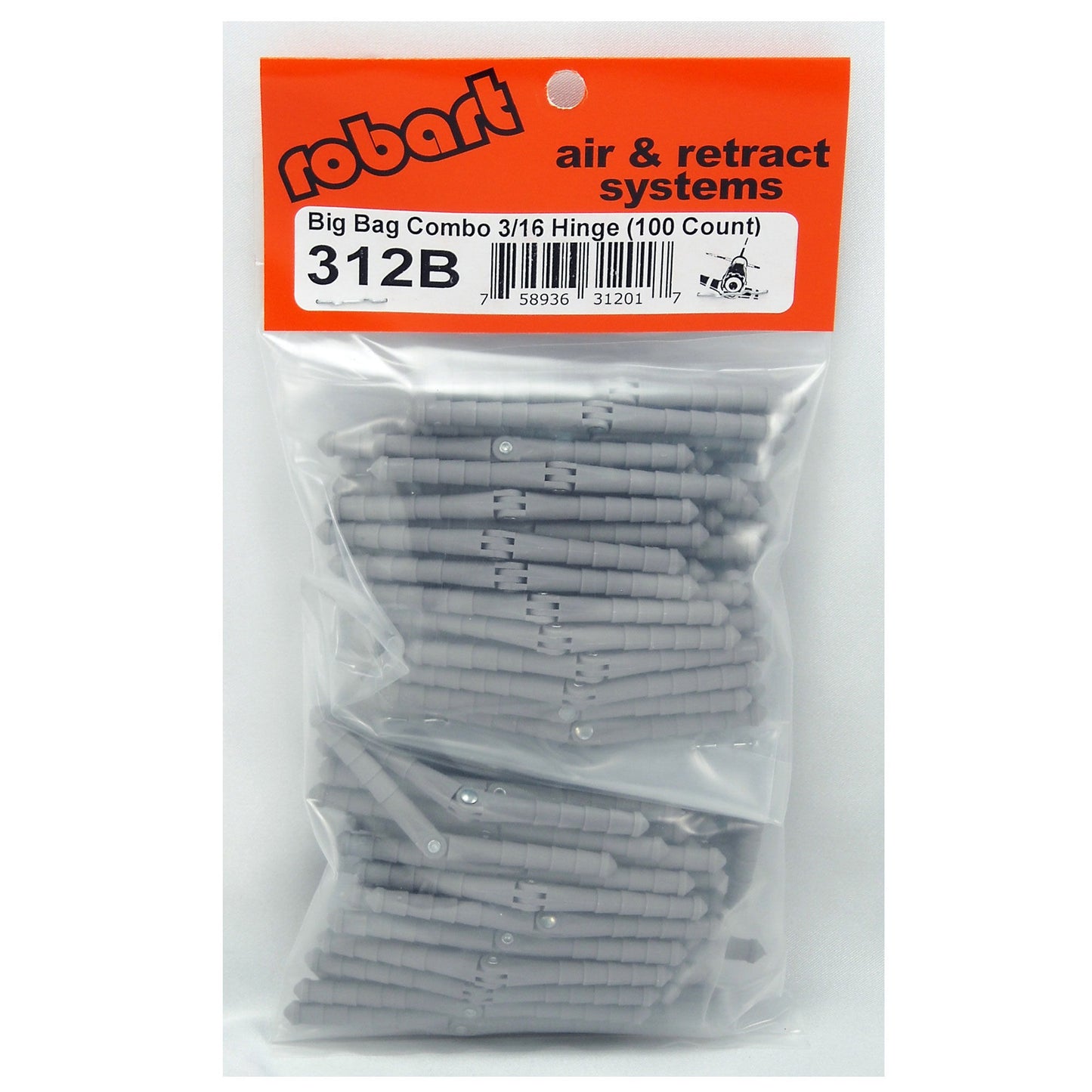 3/16 Steel Pin Super HingePoint Bulk Package of 100 (ROB312B)