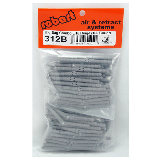 3/16 Steel Pin Super HingePoint Bulk Package of 100 (ROB312B)