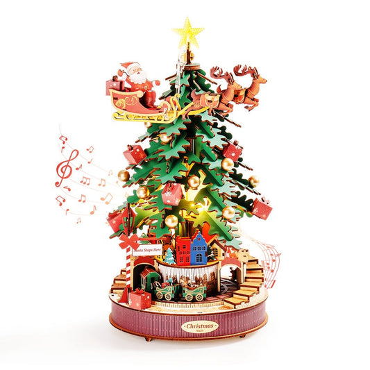 Rolife Christmas Melody Tree Music Dreamer Wooden Model Kit (ROEAMS01)